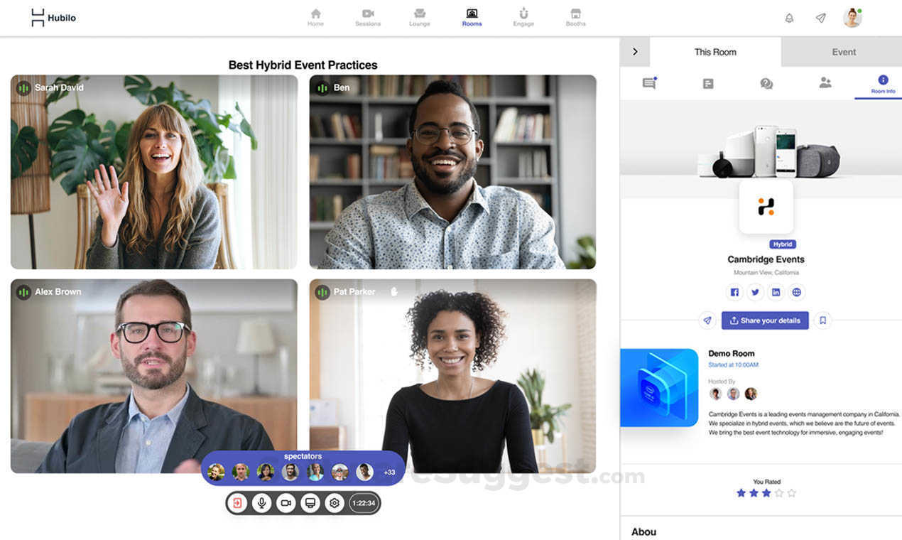 Hubilo Virtual Small Screenshot 3